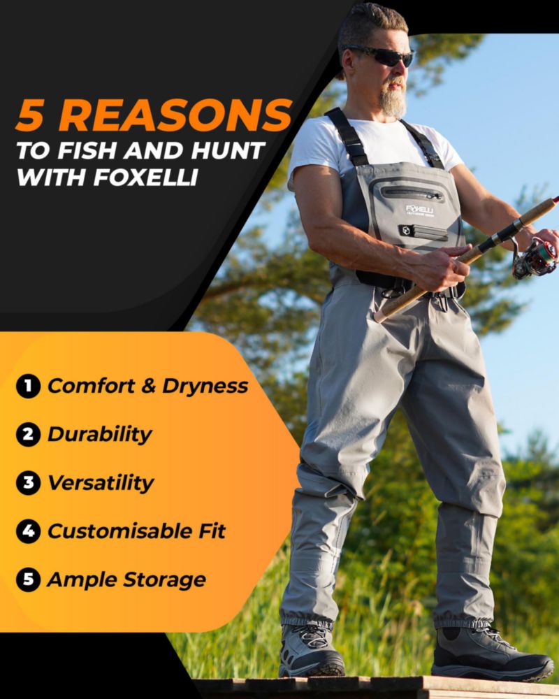 Overoles Foxelli Transpirables con Pie de Media