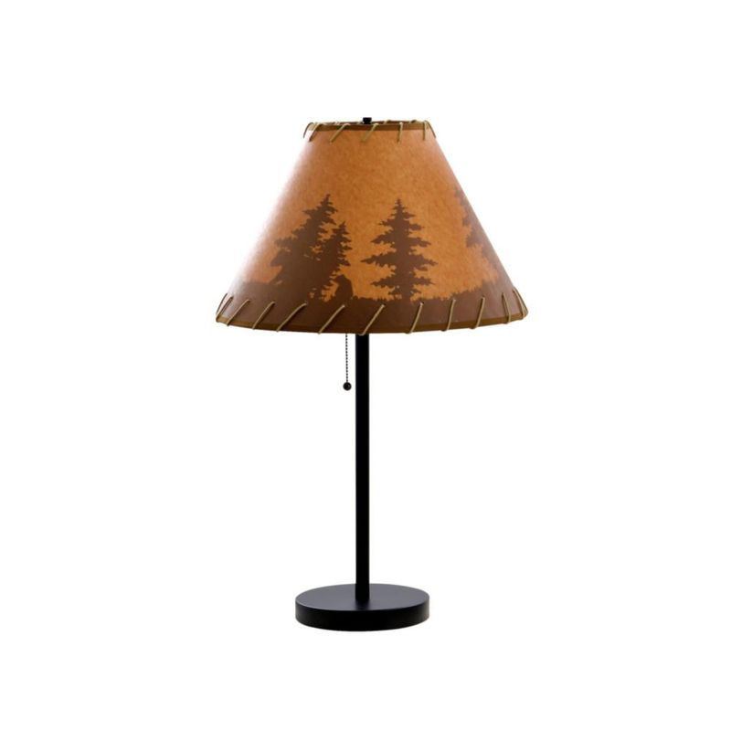 Juego de lámparas Catalina Lighting 147 cm Estampado Bosque 3 piezas