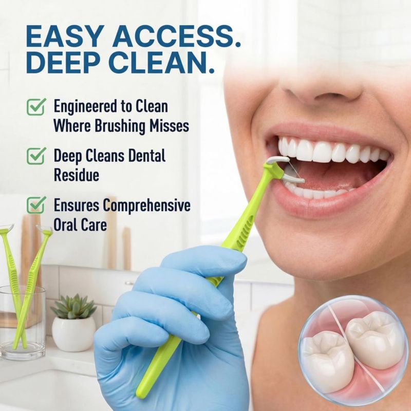 Hilo dental RAZOKO de mango largo – 240 recambios