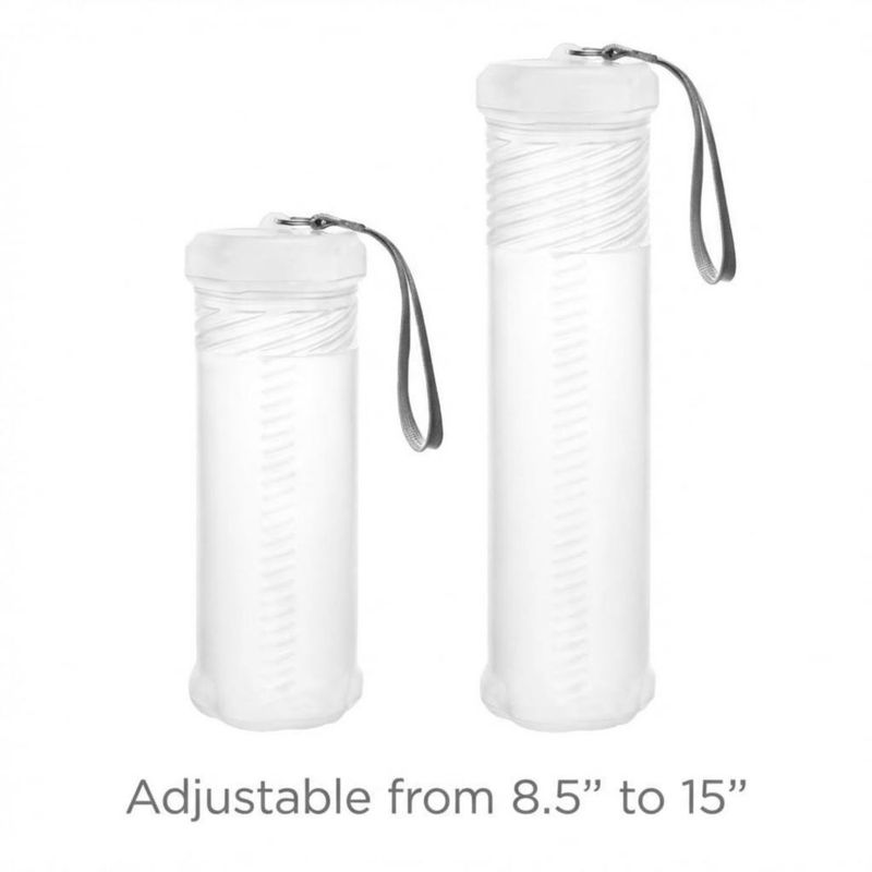Tubo de artista QWORK ajustable 21‑38 cm paquete de 2