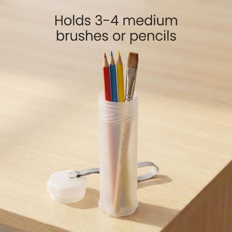 Tubo de artista QWORK ajustable 21‑38 cm paquete de 2