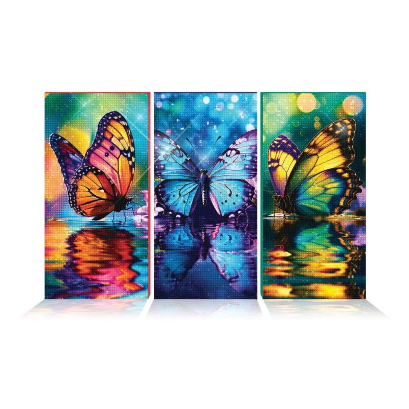 Kit de Pintura con Diamantes ArtSkills – Mariposas con Marco