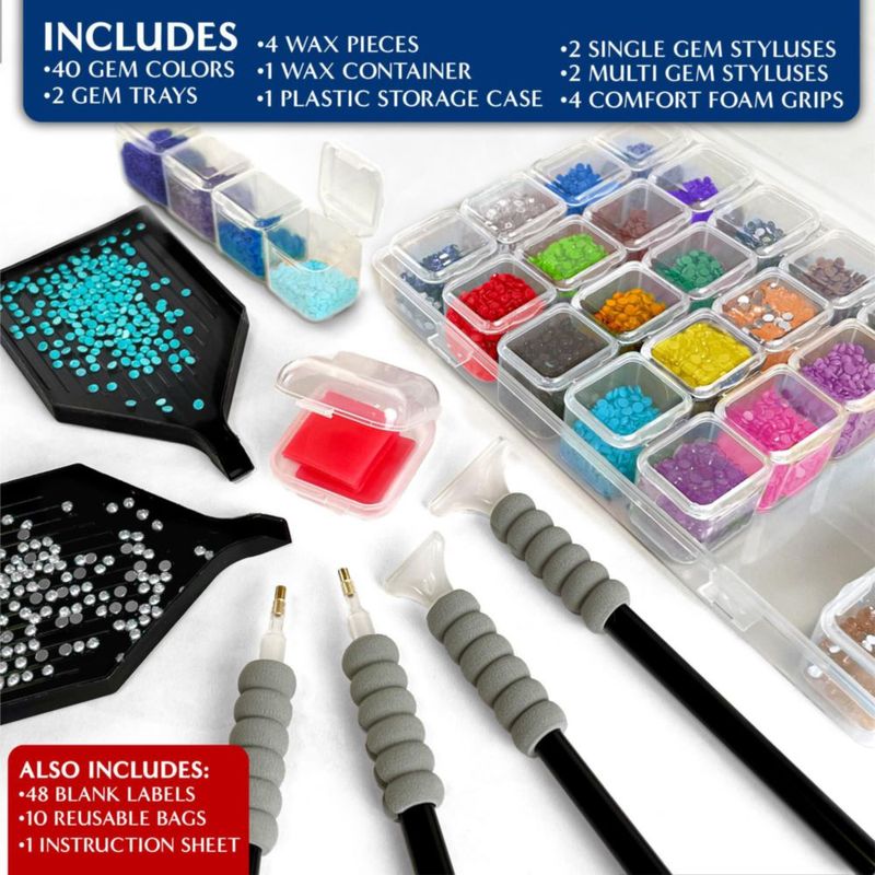 Kit de Pintura con Diamantes ArtSkills – Mariposas con Marco
