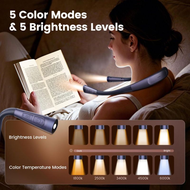 Luz de Cuello Glocusent 100 h Recargable por USB