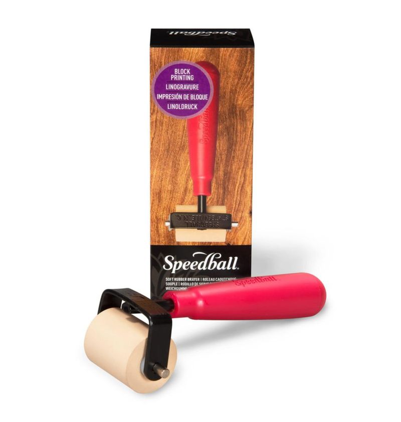 Rodillo de goma Speedball 4 cm para grabado (EE. UU.)