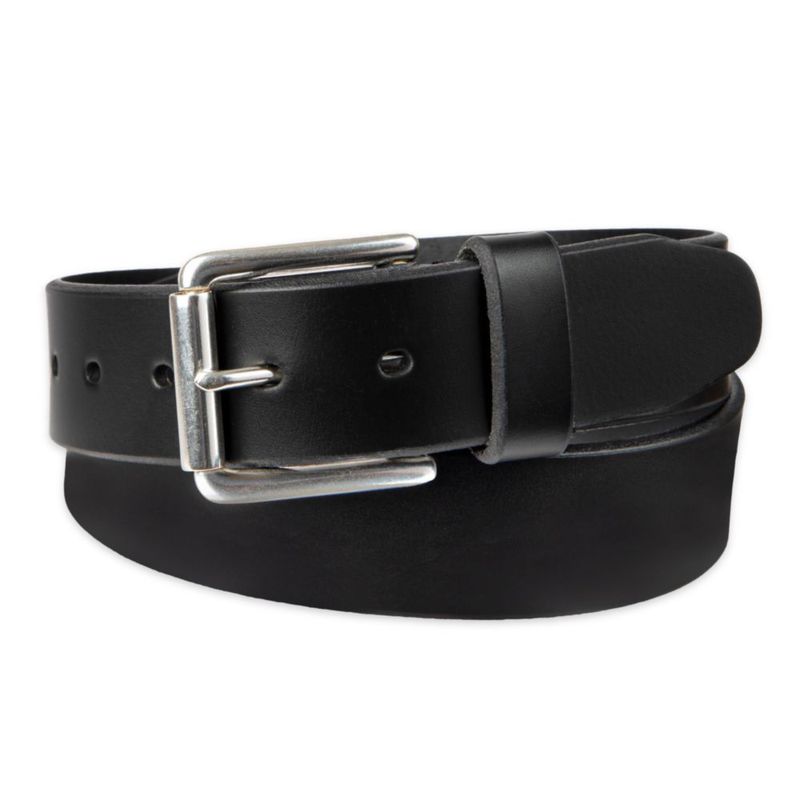 Cinturón DOCKERS de cuero negro de 91 cm con hebilla clásica