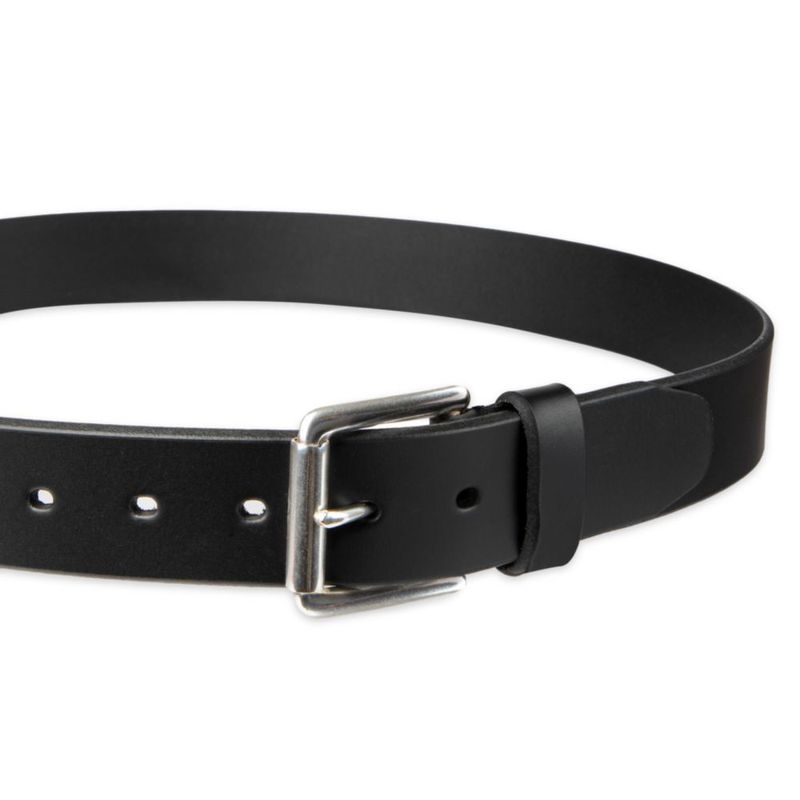 Cinturón DOCKERS de cuero negro de 91 cm con hebilla clásica