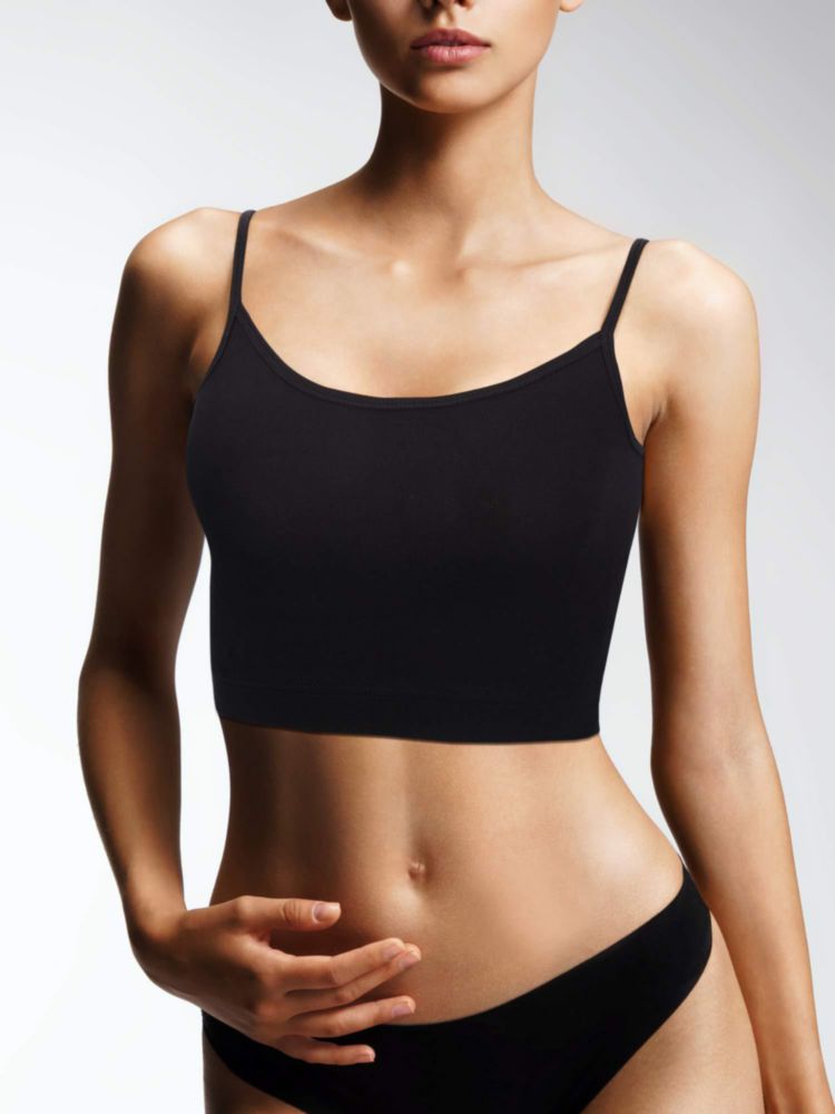 Pack de 4 tops cortos Boao talla L (negro blanco gris)