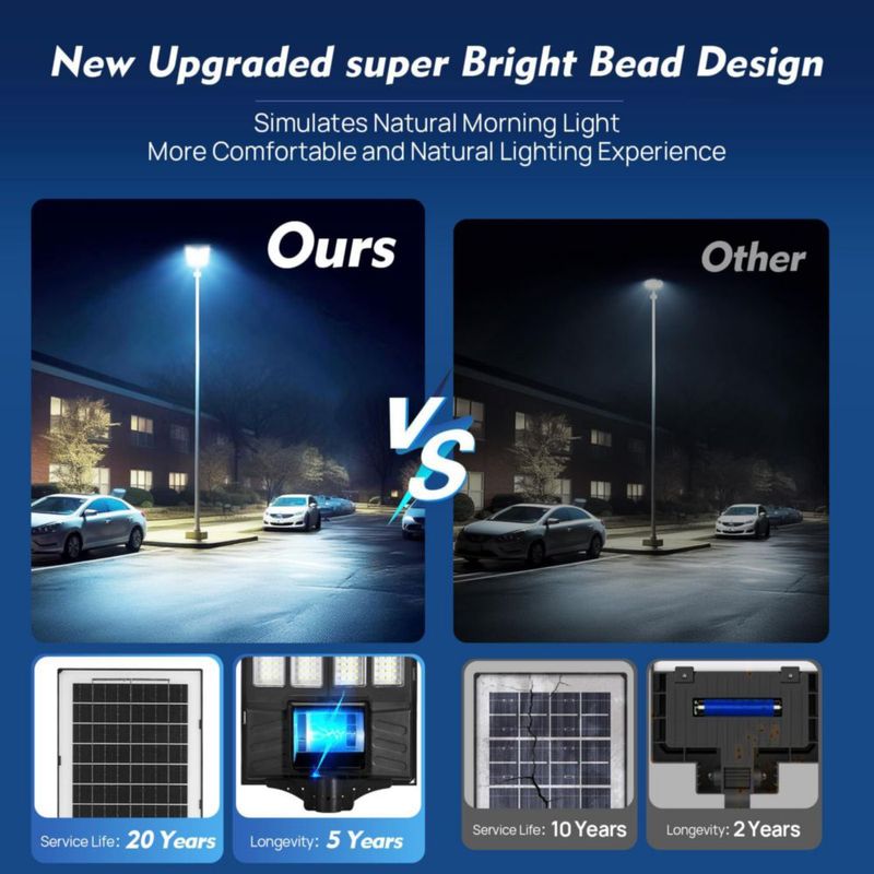 Luces solares JOISTOON paquete de 4 impermeables con sensor de movimiento