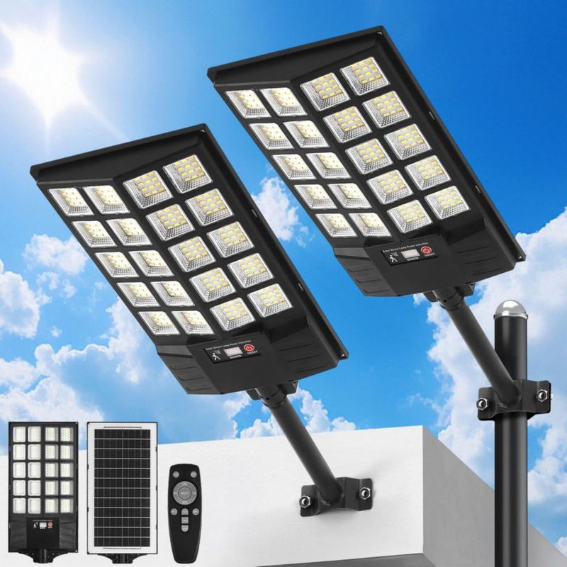 Luces solares JOISTOON paquete de 4 impermeables con sensor de movimiento