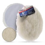 Almohadillas de Pulido de Lana TCP Global 15 cm paquete de 2