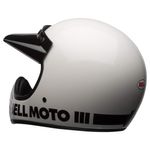 Casco BELL Moto-3 Blanco Clásico Talla Mediana
