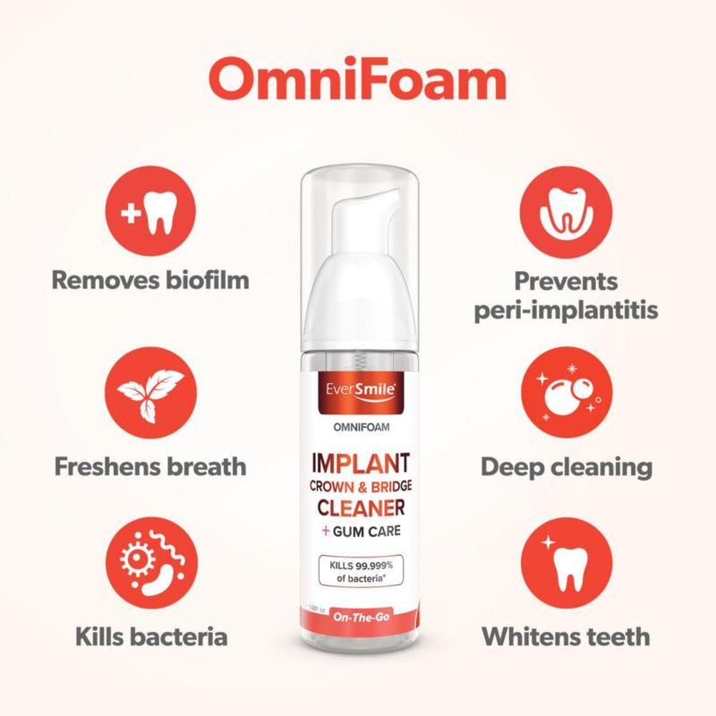 Limpiador Dental EverSmile 50 ml Pack de 4 (Espuma)
