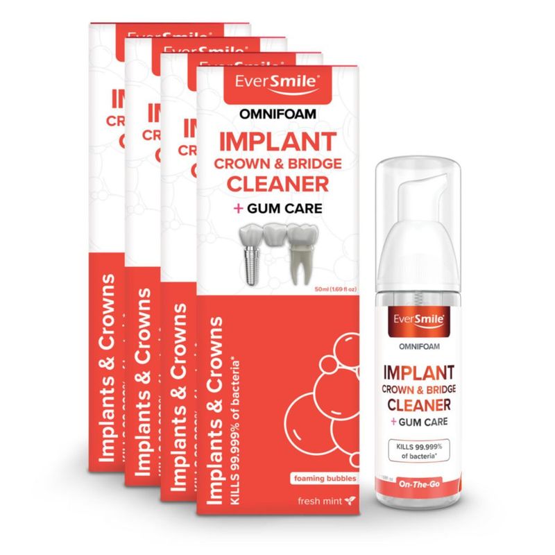 Limpiador Dental EverSmile 50 ml Pack de 4 (Espuma)