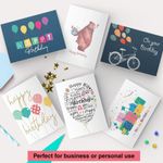 Tarjetas de cumpleaños Dessie 100 surtido con sobres