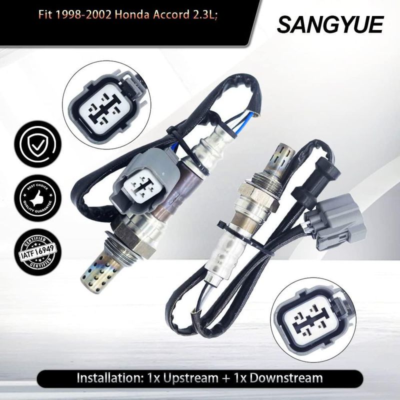 Sensor de oxígeno Sangyue para Honda Accord 2.3L (2 unidades)