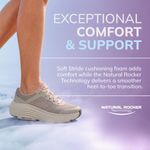 Zapatillas Skechers Max Cushioning 7.5 Anchas Natural