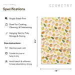 Juego de 2 paños de cocina GEOMETRY Harvest 46 × 76 cm