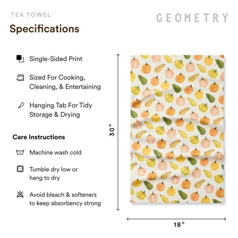 Juego de 2 paños de cocina GEOMETRY Harvest 46 × 76 cm