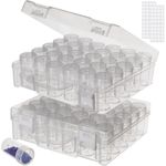Caja de Almacenamiento Huaxiangoh 30 Compartimentos 17 × 15 × 52 cm (Pack de 2)