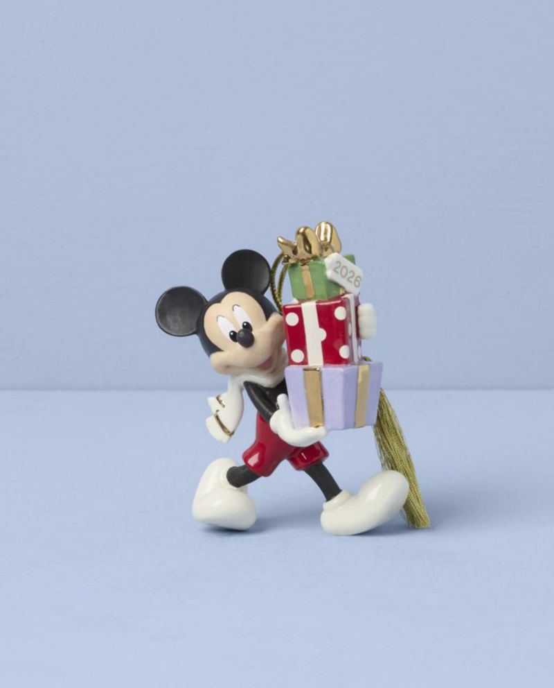 Adorno Lenox Mickey Mouse 2026 de porcelana