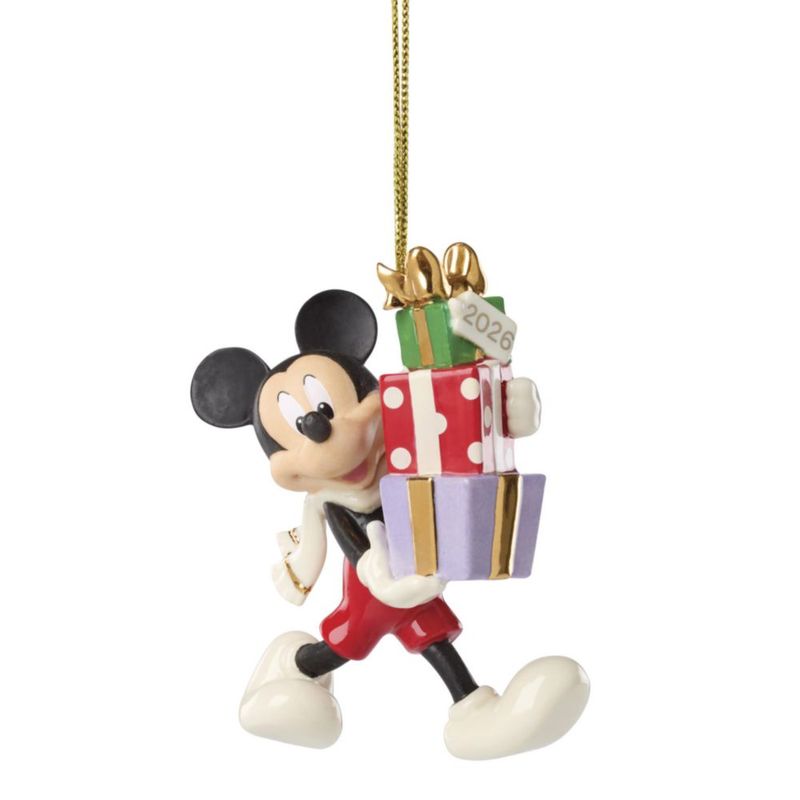 Adorno Lenox Mickey Mouse 2026 de porcelana