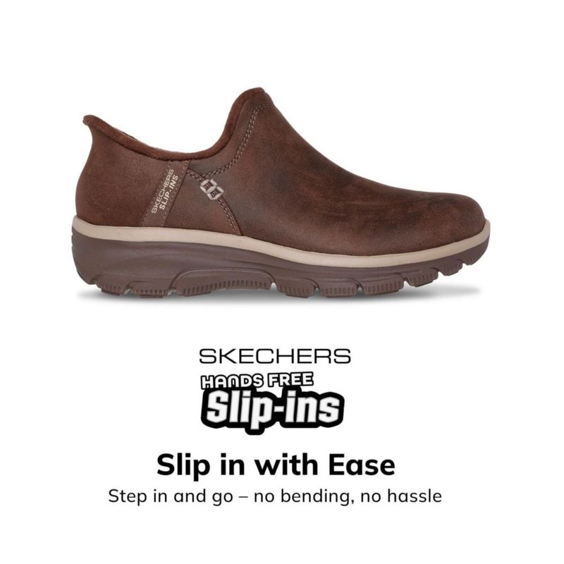Bota Skechers Easy Going-Modern Hour 11 Chocolate para mujer