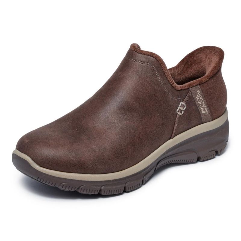 Bota Skechers Easy Going-Modern Hour 11 Chocolate para mujer