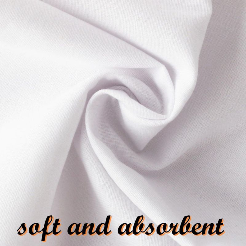 Paquete de 6 pañuelos de algodón blanco para hombre - Scotamalone