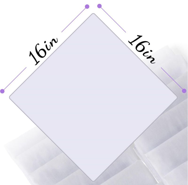 Paquete de 6 pañuelos de algodón blanco para hombre - Scotamalone
