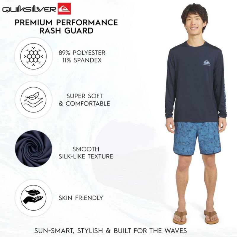 Camiseta de natación Quiksilver UPF 50 manga larga - talla XL