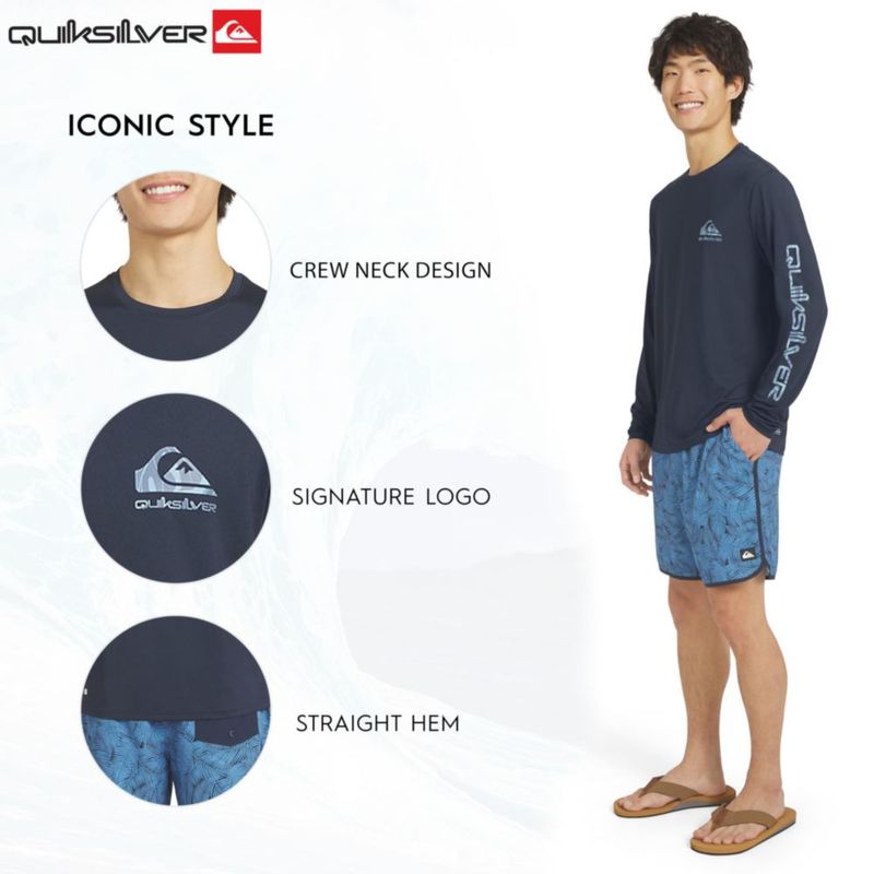 Camiseta de natación Quiksilver UPF 50 manga larga - talla XL