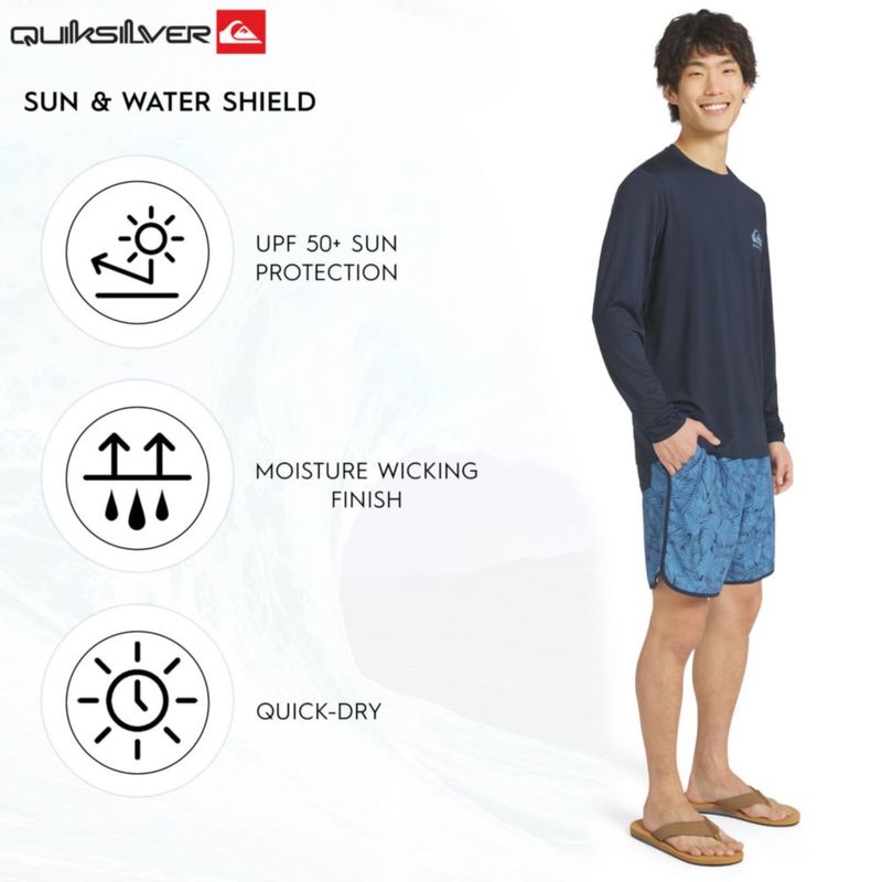 Camiseta de natación Quiksilver UPF 50 manga larga - talla XL