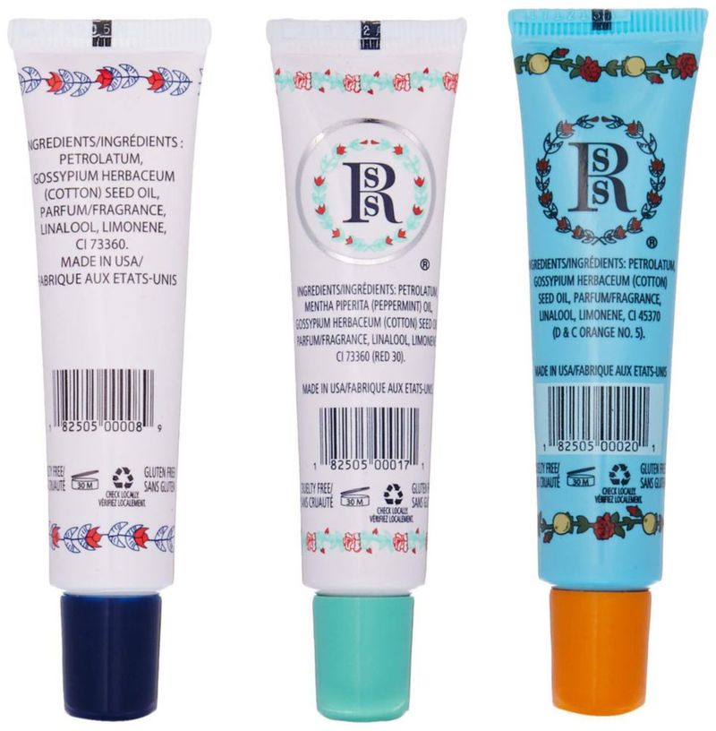 Bálsamo labial Rosebud Salve Trio Surtido de 15 ml