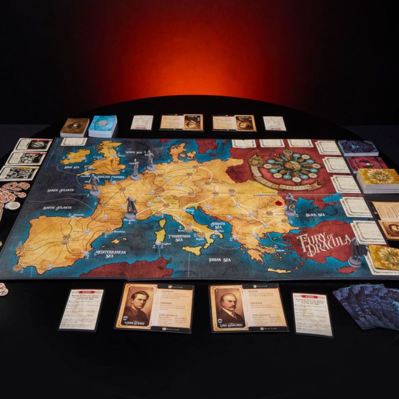 Juego de mesa Hasbro Gaming Fury of Dracula 5ª edición