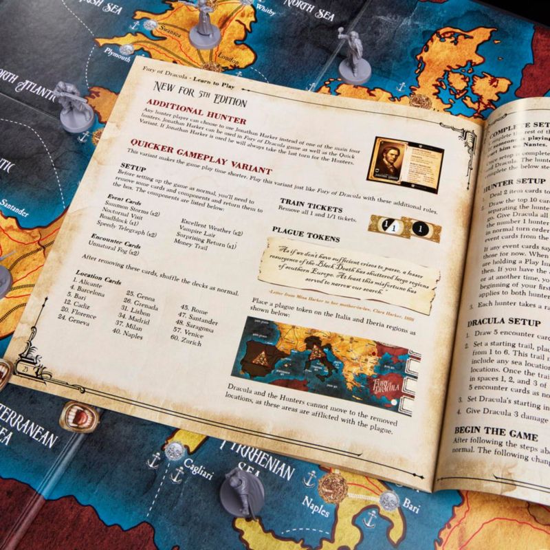 Juego de mesa Hasbro Gaming Fury of Dracula 5ª edición