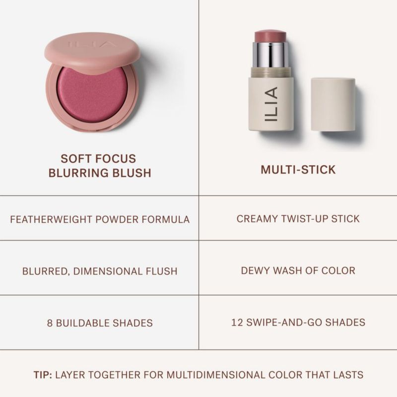 Colorete ILIA Sensation Berry Rose