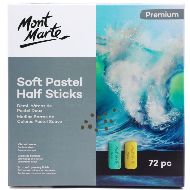 Pastel seco Mont Marte 72 piezas Calidad Artística