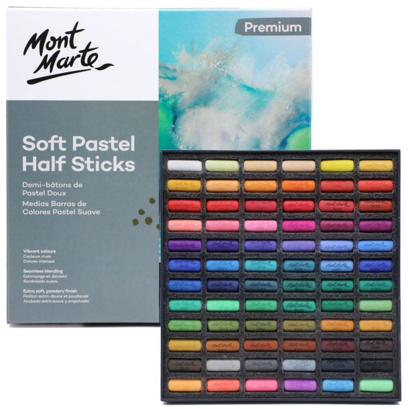 Pastel seco Mont Marte 72 piezas Calidad Artística