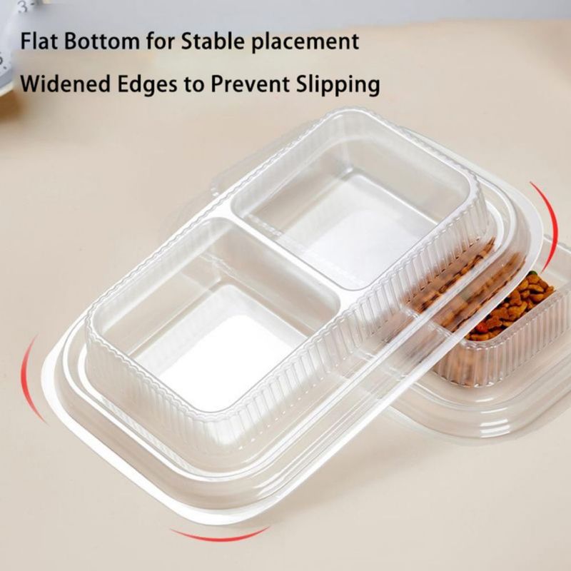 Tazones para mascotas MEYAGO 50 piezas desechables de doble plato