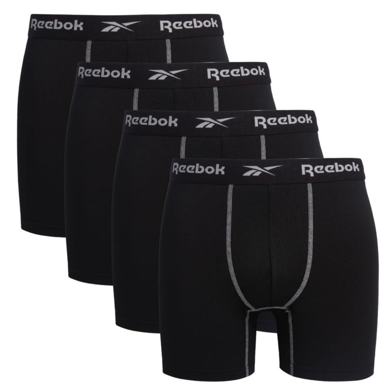 Calzoncillos tipo bóxer Reebok pack de 4 entrepierna 15 cm