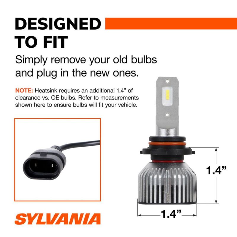 Bombilla LED SYLVANIA 9012 6000K Blanco Frío