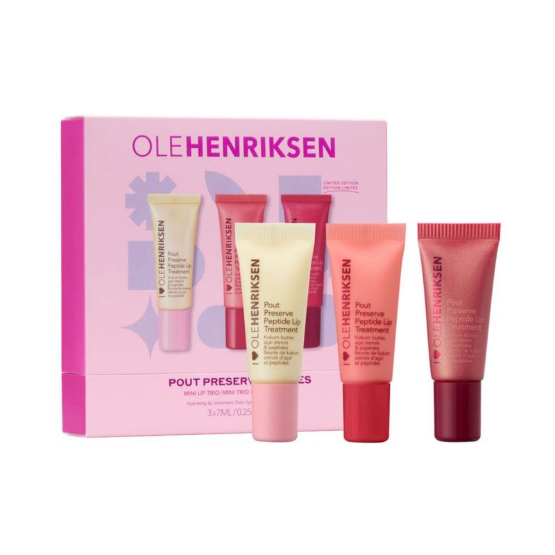 Trío Labial Ole Henriksen 3×7 ml Vainilla/Fresa/Granada