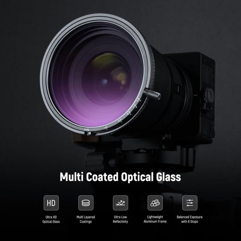 Filtro NEEWER 82 mm ND3‑64 y CPL 2 en 1