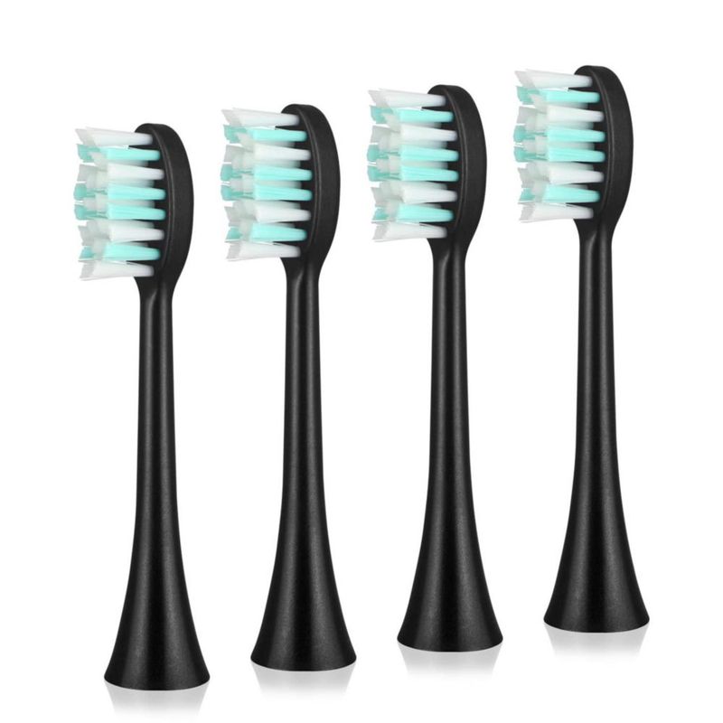 Cabezal de cepillo de dientes Kingheroes 4 unidades negro