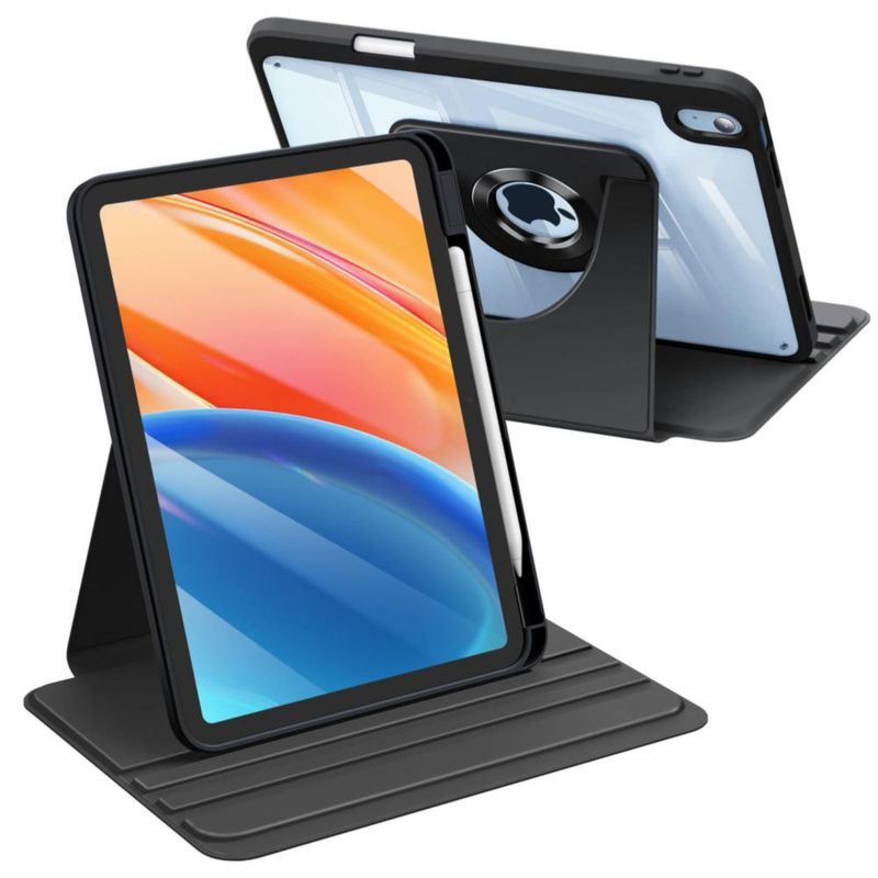 FINTIE Funda Giratoria para iPad 11"/10.9" con Soporte para Apple Pencil