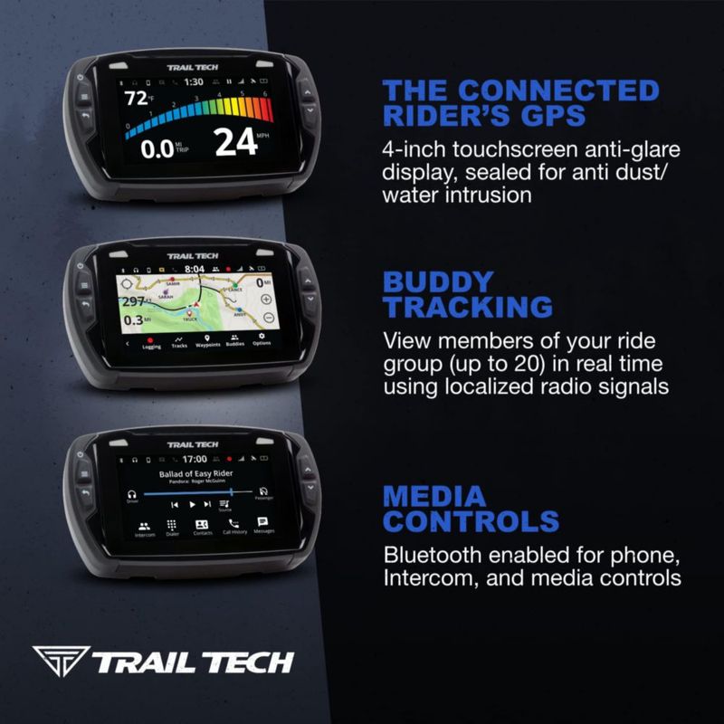 Kit GPS Voyager Pro para UTV con Bluetooth – Trail Tech