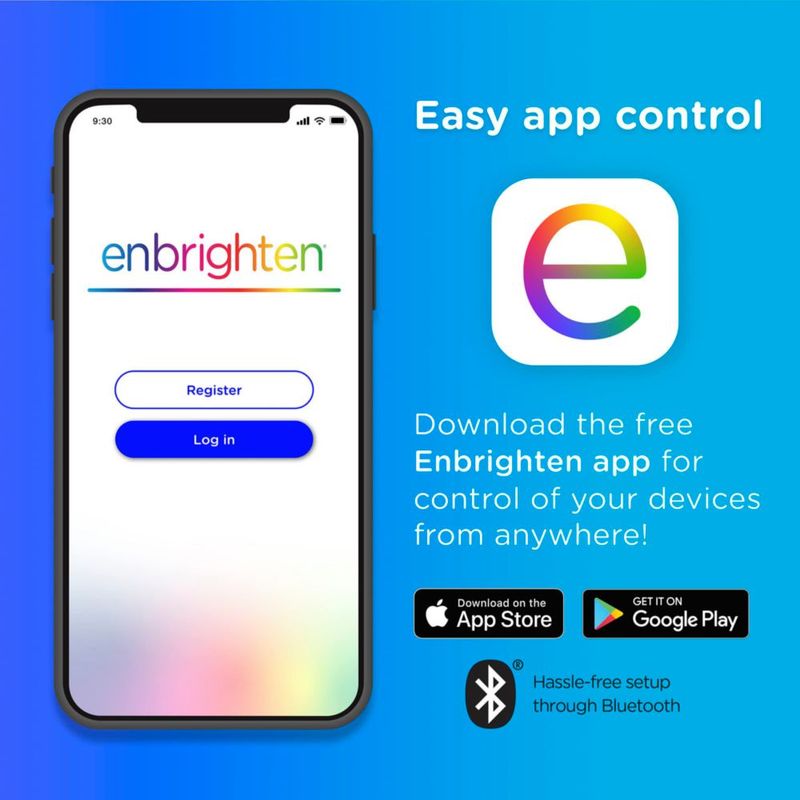 Luz de Seguridad Enbrighten LED Inteligente con Detección de Movimiento 210°