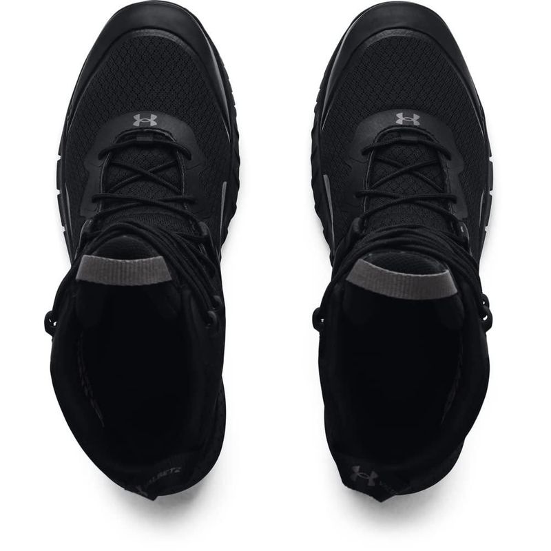 Bota táctica Under Armour para hombre Micro G Valsetz negro/gris Jet talla 9.5 W