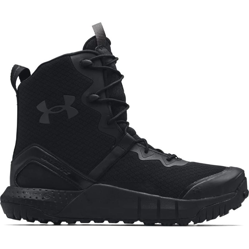 Bota táctica Under Armour para hombre Micro G Valsetz negro/gris Jet talla 9.5 W